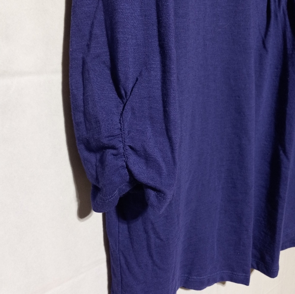 Style & Co EUC Purple Lacy Long Sleeve Soft Top, Women's Size Medium - Picture 5 of 8